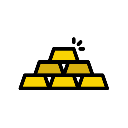 Gold bar icon