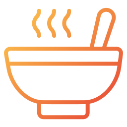 Hot soup icon