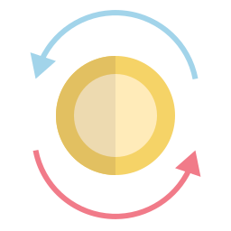 troca de dinheiro Ícone
