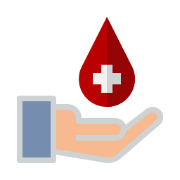 Blood donation icon