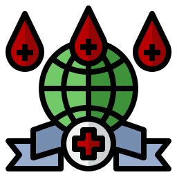 World blood donor day icon