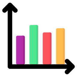 Bar graph icon