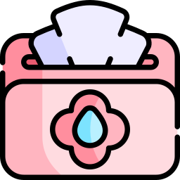 salviettine detergenti icona