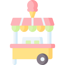 carrinho de sorvete Ícone