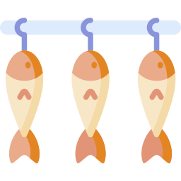 wędzona ryba ikona