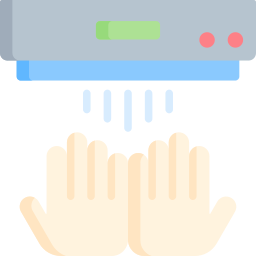 secador de mãos Ícone