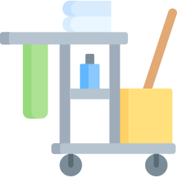 Cleaning cart icon