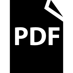 símbolo de archivo pdf icono