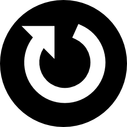 Circular arrow in a circle icon