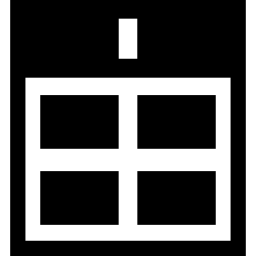 simbolo di rettangoli icona