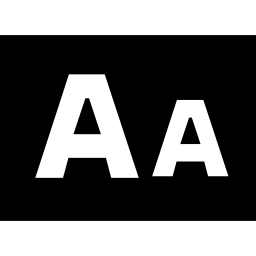 pulsante interfaccia formato lettera icona