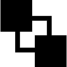 symbol für das schnittstellen-design-tool der quadrate icon