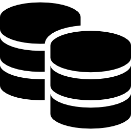 Two databases icon