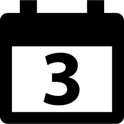 tageskalender am 3. tag icon