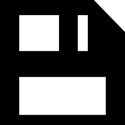 Diskette save interface symbol icon