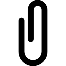 Paperclip attach symbol icon
