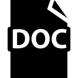 simbolo dell'interfaccia del file doc icona
