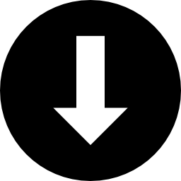 Download down arrow circular signal icon