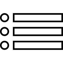 símbolo de contorno de opção de texto Ícone