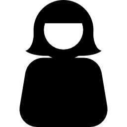 Female user symbol icon