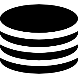 symbole de pile de cercles Icône