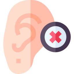 głuchy ikona
