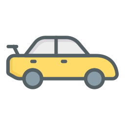 Toy car icon