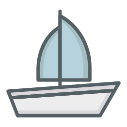 Boat toy icon