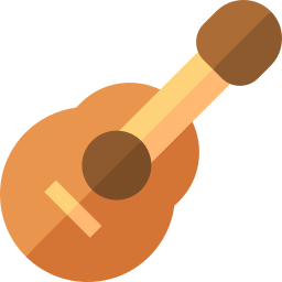 guitarra española icono