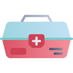 First aid kit icon