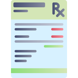 prescrizione medica icona