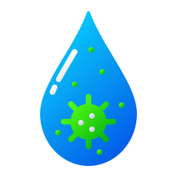agua contaminada icono