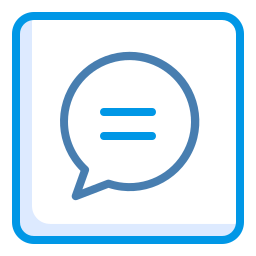 Speech bubble icon