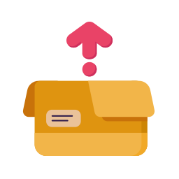 Открытая коробка иконка