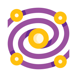 Orbit wheel icon