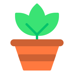 Pot plant icon