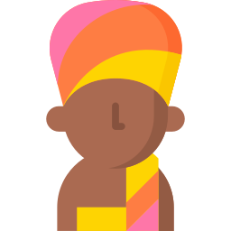 mujer africana icono
