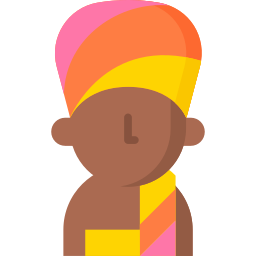 African woman icon