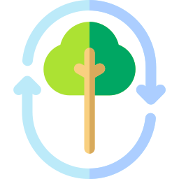 Biomass energy icon