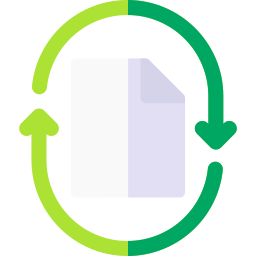 Recycling paper icon