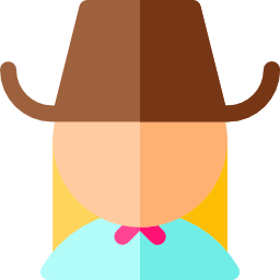 cowgirl icona