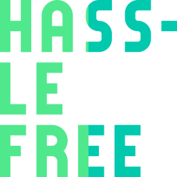 Hassle free icon