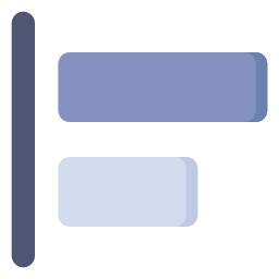 alignement à gauche Icône