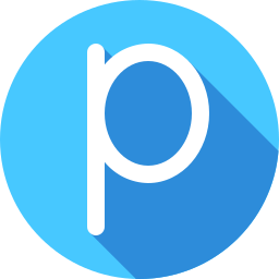 文字p icon