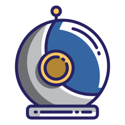 Astronaut helmet icon