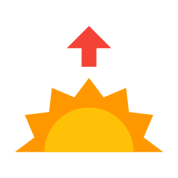 wschód słońca ikona