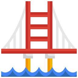 golden gate bridge icon