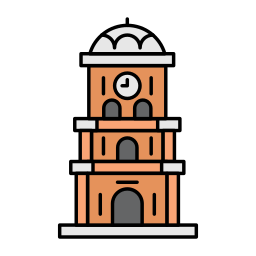 Часовая башня иконка