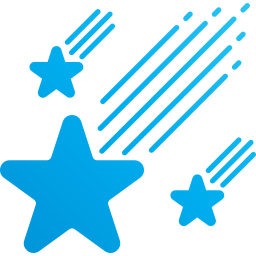 Falling star icon