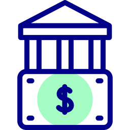 banca de dinero icono